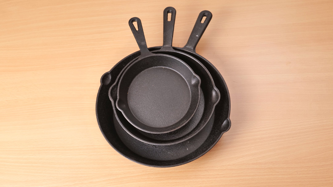 Gusspfannen Set 16/20/25cm